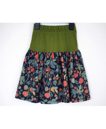 Halloween Pumpkin Girls Skirt 5-7 years Autumn Fall Outfit 